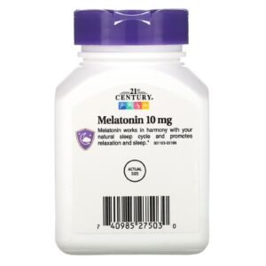 21st Century Quick Dissolve Melatonin Cherry Flavor 10 mg 120 Tablets 3