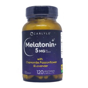 Carlyle melatonin 5mg 120 veg caps Carlyle 1600x1600 1