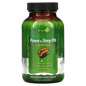 Irwin Naturals Power to Sleep PM 60 Liquid Soft Gels 1