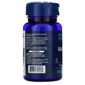Life Extension Melatonin 1 mg 60 Capsules 2