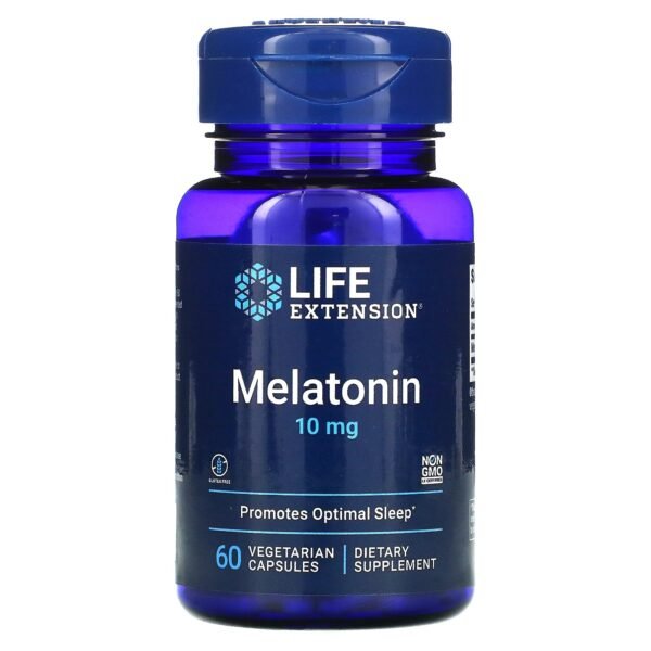 Life Extension Melatonin 10 mg 60 Vegetarian Capsules 1