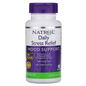 Natrol Daily Stress Relief Time Release 30 Tablets 3