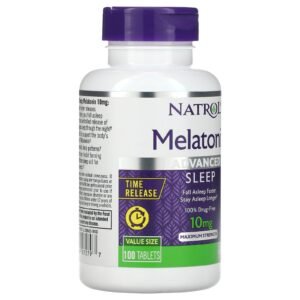 Natrol Melatonin Advanced Sleep Time Release 10 mg 100 Tablets 4