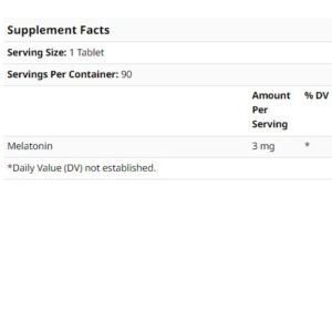 Natrol Melatonin Fast Dissolve Strawberry Flavor 3 mg 90 Tablets 4