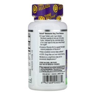 Natrol Melatonin Time Release Extra Strength 5 mg 100 Tablets 2