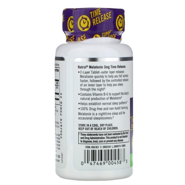 Natrol Sleep Supplement 3mg 100 tablets 4