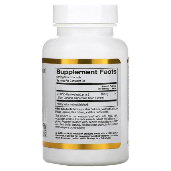 California Gold Nutrition 5 HTP Mood Support Griffonia Simplicifolia Extract 2