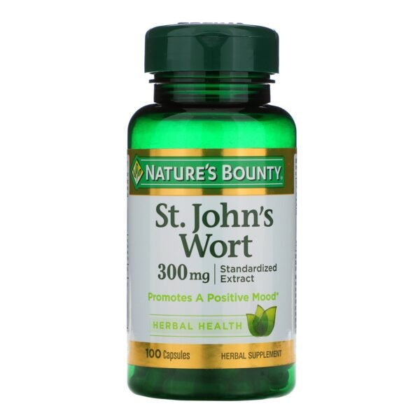 Natures Bounty St. Johns Wort 300 mg 100 Capsules 1