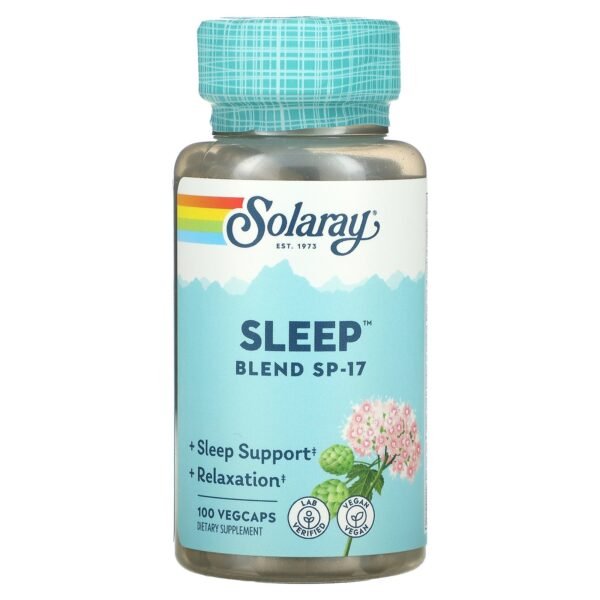 Solaray Sleep Blend SP 17 100 VegCaps 1